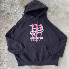 Retro Monster Energy Fox Racing Pink Design Hoodie S-5XL