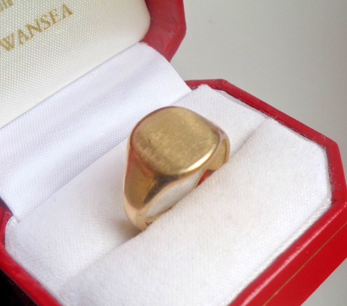 Bague chevalière 9ct - bague, or