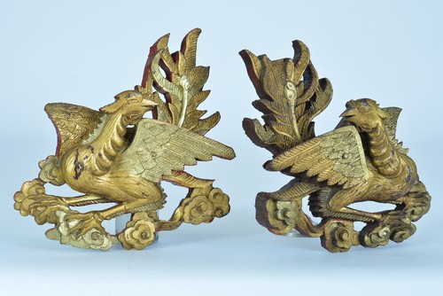 Antique china phoenix faced - antique,