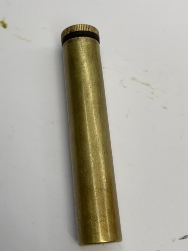 Bouteille huile laiton - bouteille, en