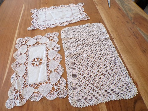 Linge ancien napperons - ancien,