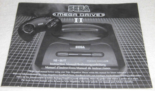 Notice console sega megadrive - notice,