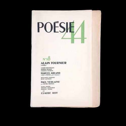 Revue poésie n - poÉsie, n°18