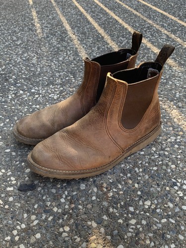 Red wing boots - red,