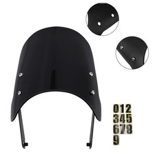 Pare-Brise Saute-Vent pour HONDA CB350C GB350C 2024-2025 Noir'