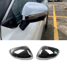 Rearview Mirror Side Lid Cover Trim Chrome For 19-24 Nissan Juke 2PCS