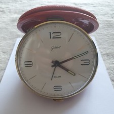 montre réveil de voyage vintage Goldbühl West Germany