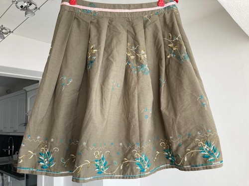 Jupe lulu castagnette brodée - castagnette,