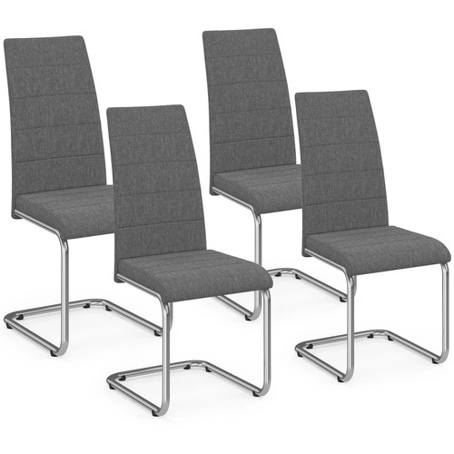 Lot chaises mia en tissu - de,