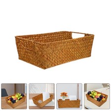  Armoire De Rangement Paniere Osier Boîte Pour Jouets Petit Récipient Bureau