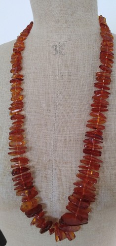 Ancien collier ambre 82 - ambre,