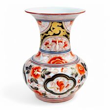 Rare Tinet French porcelain vase in Imari palette, Montreuil-sous-Bois, c. 1845