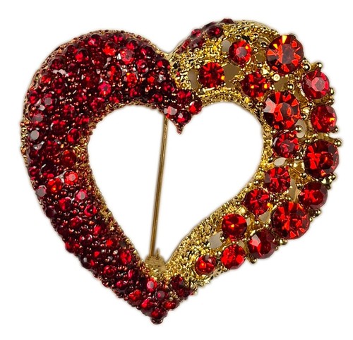 38mm rouge petit faux diamants - rouge, faux-diamants