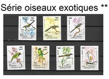 Série complète de timbres