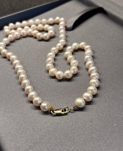 Collier perles culture - perles,