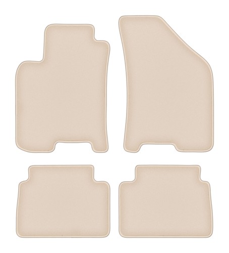 Tapis sol velours beige - tapis, en