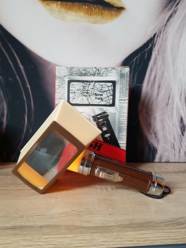 Ancienne grande loupe lampe - ancienne,