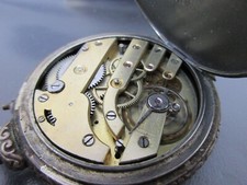 ancienne montre gousset Chronomètre UTILIA mouvement mécanique Old Pocket Watch