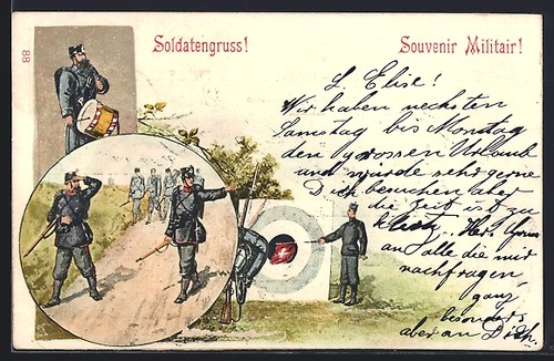 Carte postale artiste - carte,