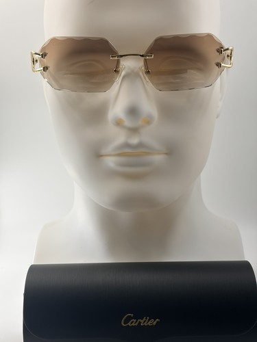 Lunette cartier monture doré - cartier,
