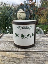 Pot en faïence à mayonnaise