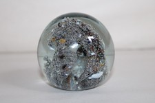 Sulfide, Murano glass paper press ball, free form, height 7 cm