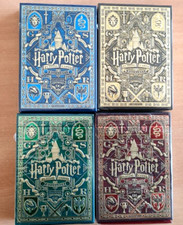 Collection Complète 4 Jeux de Cartes Harry Potter Theory 11 Neufs sous Blister