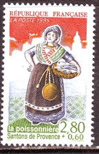 FRANCE TIMBRE N° Y&T 2979 " Santons  de Provence la Poissoniere "  NEUF** 
