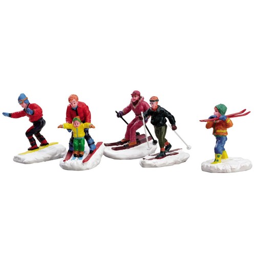 Figurines hiver ensemble de - figurines,