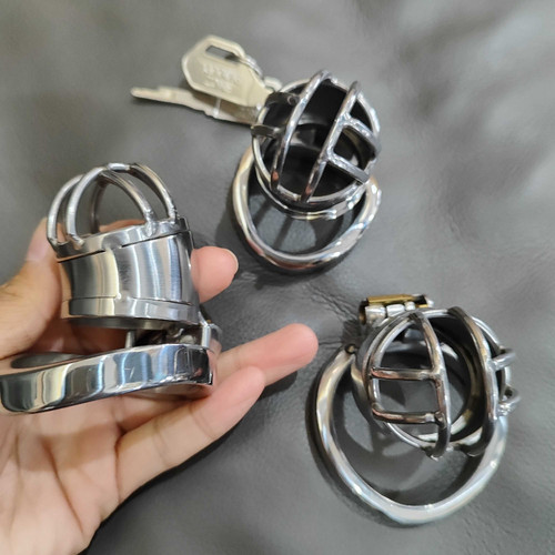 Homme ring cage - homme, chasteté