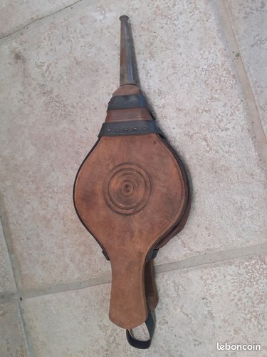 Ancien soufflet cheminée - ancien, de