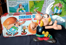 Astérix-Ensemble l Alsacienne, grande figurine + Coffret Métal sérigraphié-1967