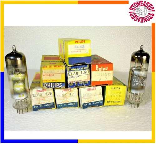 Vintage el83 tubes philips - tubes,