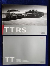 Audi TT RS, Coupe/Roadster Hardback Brochure/Book 9.2009 + Price List,