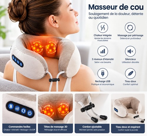 Masseur cervical cou - cervical, et