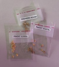 Lot de graines de 3 piments 
