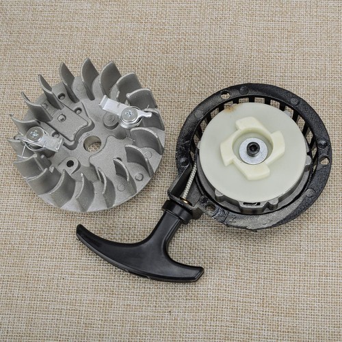 Pull start starter flywheel - start,