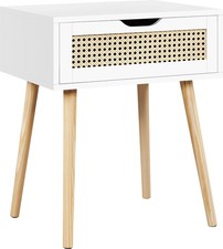 Table De Nuit En Rattan