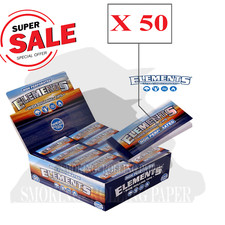 Elements®  FILTRI IN CARTA King Size NO PERFORIER FILTRE TIPS - 50 Blocchetti