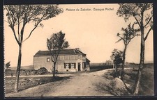 Old postcard Baraque Michel, Maison du Sabotier 