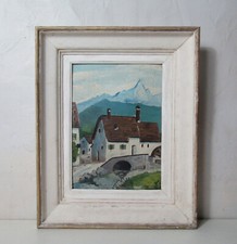 tableau peinture huile cadre