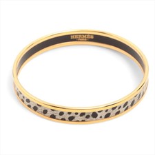 Hermès Enamel PM Bangle GP Gold