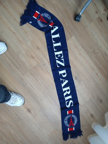 écharpe psg allez - "allez, paris"