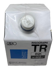Risograph S-729 Encre Originale Bleue TR (800ml) Pour TR 1510/TR 1530/TR 1610