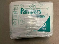 Vintage Diapers Nappies Couche Windeln Pampers Active Baby Dry 2010 SEALED
