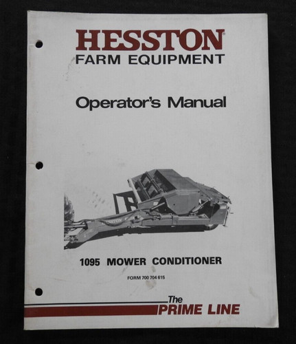 Véritable hesston 1095 mower - 1095,