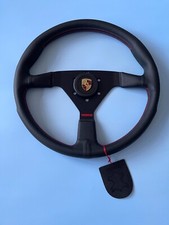 Momo Monte carlo Horn leather steering wheel fits 911 987 996 997