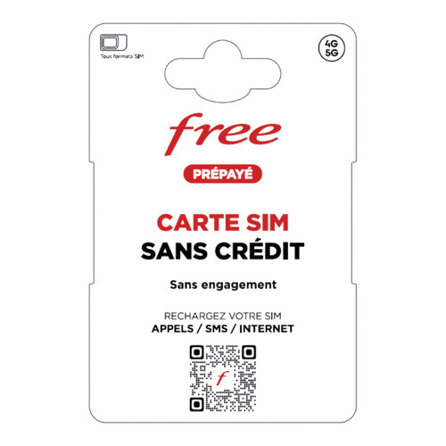 Carte sim prépayée free - carte,