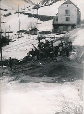 LE LAUZET c. 1947 - Transport Sled Horse - DIV 9647