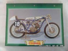 CARTE FICHE MOTO CZ TP4